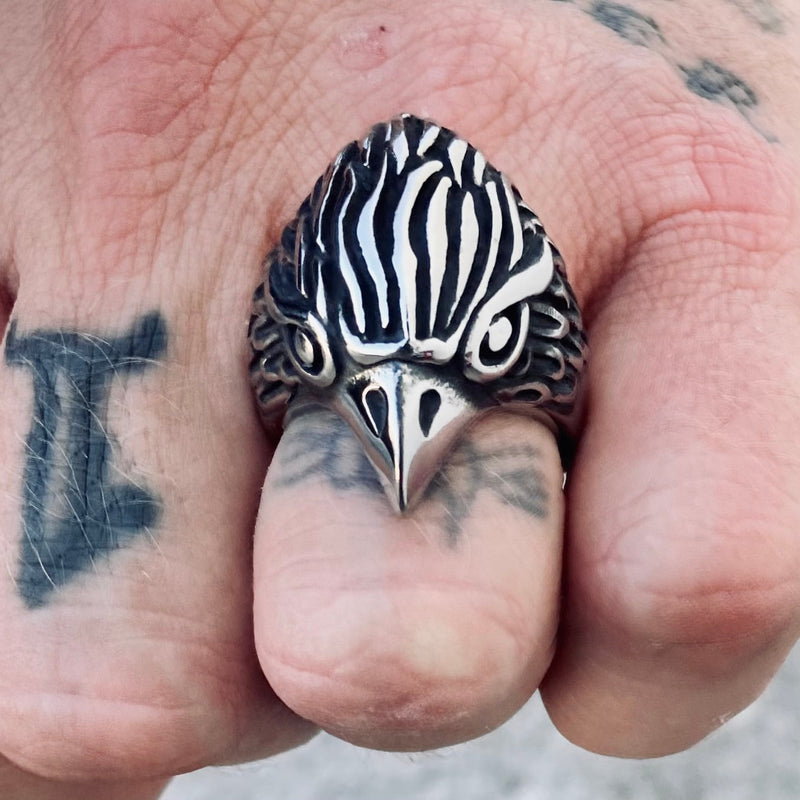 Sanity Jewelry Skull Ring Large Eagle Ring - Sizes 7-11 - R193