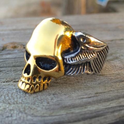 Sanity Jewelry Skull Ring Skull Ring - The Speed Demon - Sizes 5-16 - R69
