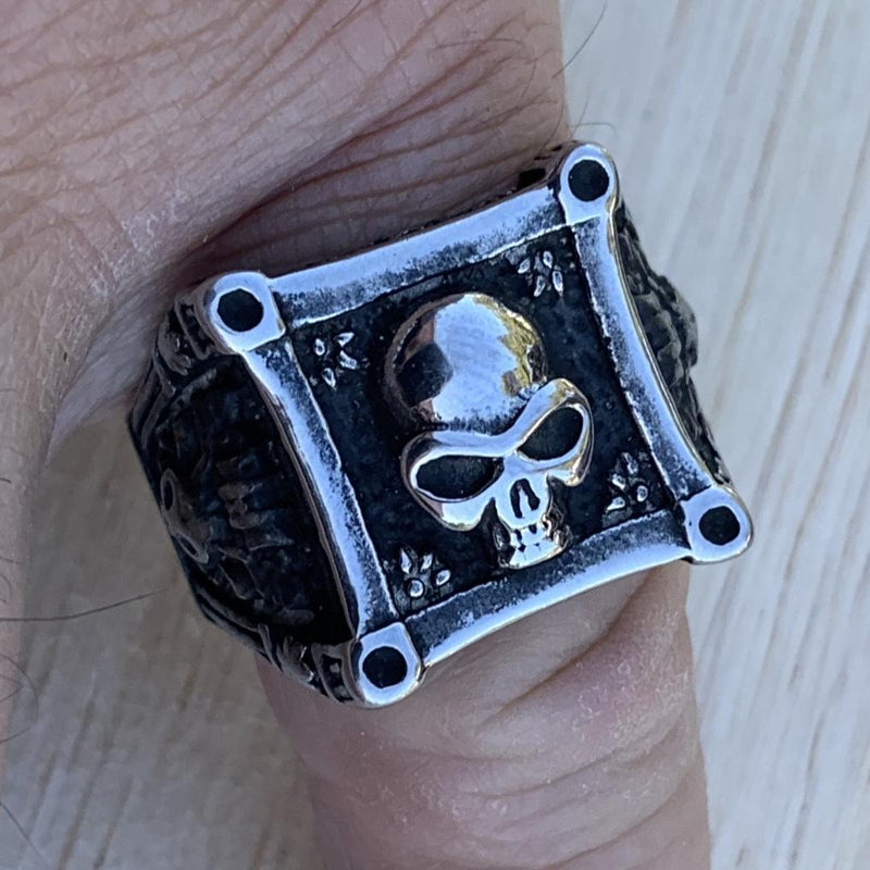 Sanity Jewelry Skull Ring Vikings Celebration Ring - Skull Ring - Sizes 8-17 - R88