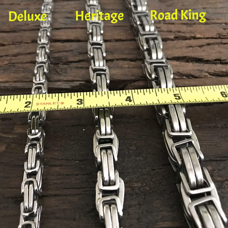 Sanity Jewelry Wallet Chain Wallet Chain - Gold & Silver - Daytona Beach Heritage 1/2 inch wide